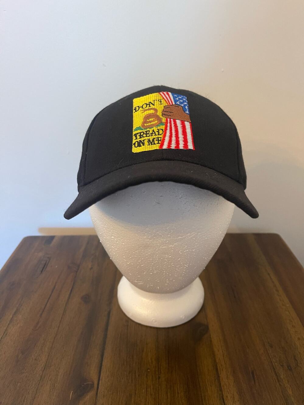 Don’t Tread on Me Black Adjustable Hat